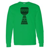Heavy Cotton 100% Cotton Long Sleeve T Shirt Thumbnail