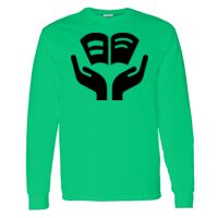 Heavy Cotton 100% Cotton Long Sleeve T Shirt Thumbnail