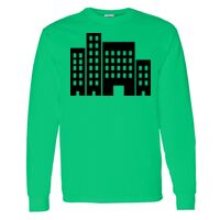 Heavy Cotton 100% Cotton Long Sleeve T Shirt Thumbnail