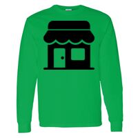 Heavy Cotton 100% Cotton Long Sleeve T Shirt Thumbnail