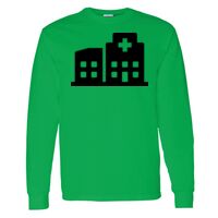 Heavy Cotton 100% Cotton Long Sleeve T Shirt Thumbnail