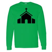 Heavy Cotton 100% Cotton Long Sleeve T Shirt Thumbnail