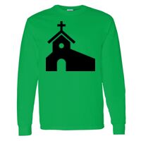 Heavy Cotton 100% Cotton Long Sleeve T Shirt Thumbnail