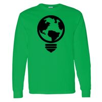 Heavy Cotton 100% Cotton Long Sleeve T Shirt Thumbnail