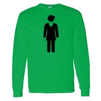 Heavy Cotton 100% Cotton Long Sleeve T Shirt Thumbnail