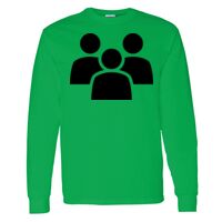 Heavy Cotton 100% Cotton Long Sleeve T Shirt Thumbnail