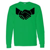 Heavy Cotton 100% Cotton Long Sleeve T Shirt Thumbnail