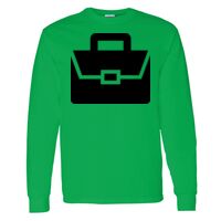 Heavy Cotton 100% Cotton Long Sleeve T Shirt Thumbnail