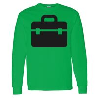 Heavy Cotton 100% Cotton Long Sleeve T Shirt Thumbnail