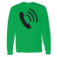 Heavy Cotton 100% Cotton Long Sleeve T Shirt Thumbnail