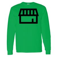 Heavy Cotton 100% Cotton Long Sleeve T Shirt Thumbnail