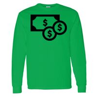 Heavy Cotton 100% Cotton Long Sleeve T Shirt Thumbnail