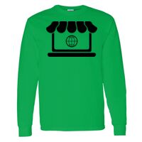 Heavy Cotton 100% Cotton Long Sleeve T Shirt Thumbnail