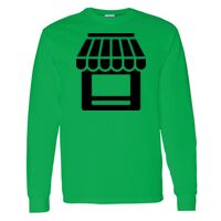 Heavy Cotton 100% Cotton Long Sleeve T Shirt Thumbnail