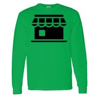 Heavy Cotton 100% Cotton Long Sleeve T Shirt Thumbnail
