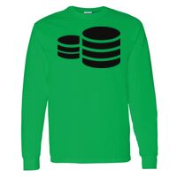 Heavy Cotton 100% Cotton Long Sleeve T Shirt Thumbnail