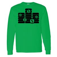 Heavy Cotton 100% Cotton Long Sleeve T Shirt Thumbnail