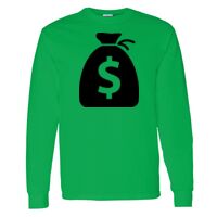 Heavy Cotton 100% Cotton Long Sleeve T Shirt Thumbnail