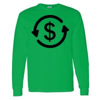 Heavy Cotton 100% Cotton Long Sleeve T Shirt Thumbnail