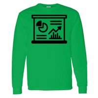 Heavy Cotton 100% Cotton Long Sleeve T Shirt Thumbnail