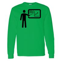 Heavy Cotton 100% Cotton Long Sleeve T Shirt Thumbnail