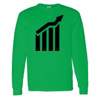 Heavy Cotton 100% Cotton Long Sleeve T Shirt Thumbnail