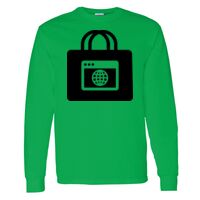 Heavy Cotton 100% Cotton Long Sleeve T Shirt Thumbnail