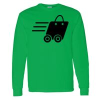 Heavy Cotton 100% Cotton Long Sleeve T Shirt Thumbnail