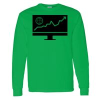 Heavy Cotton 100% Cotton Long Sleeve T Shirt Thumbnail