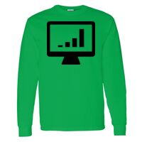 Heavy Cotton 100% Cotton Long Sleeve T Shirt Thumbnail
