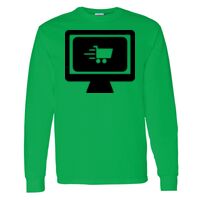 Heavy Cotton 100% Cotton Long Sleeve T Shirt Thumbnail