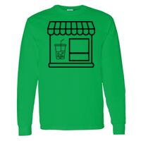 Heavy Cotton 100% Cotton Long Sleeve T Shirt Thumbnail