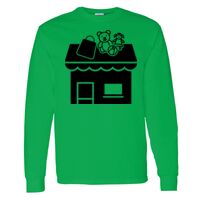 Heavy Cotton 100% Cotton Long Sleeve T Shirt Thumbnail