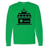 Heavy Cotton 100% Cotton Long Sleeve T Shirt Thumbnail