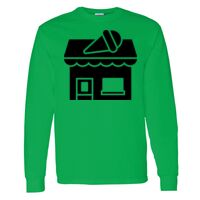 Heavy Cotton 100% Cotton Long Sleeve T Shirt Thumbnail