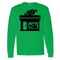 Heavy Cotton 100% Cotton Long Sleeve T Shirt Thumbnail