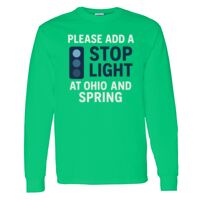 Heavy Cotton 100% Cotton Long Sleeve T Shirt Thumbnail