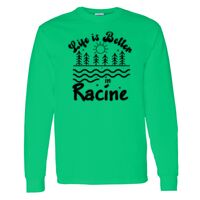 Heavy Cotton 100% Cotton Long Sleeve T Shirt Thumbnail