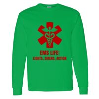 Heavy Cotton 100% Cotton Long Sleeve T Shirt Thumbnail