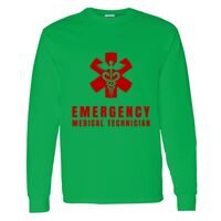 Heavy Cotton 100% Cotton Long Sleeve T Shirt Thumbnail