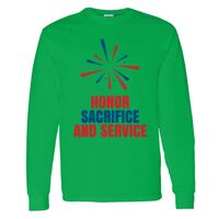 Heavy Cotton 100% Cotton Long Sleeve T Shirt Thumbnail