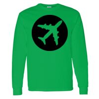 Heavy Cotton 100% Cotton Long Sleeve T Shirt Thumbnail