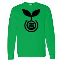 Heavy Cotton 100% Cotton Long Sleeve T Shirt Thumbnail