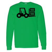 Heavy Cotton 100% Cotton Long Sleeve T Shirt Thumbnail