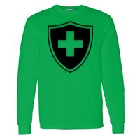 Heavy Cotton 100% Cotton Long Sleeve T Shirt Thumbnail
