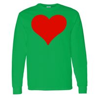 Heavy Cotton 100% Cotton Long Sleeve T Shirt Thumbnail