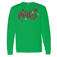 Heavy Cotton 100% Cotton Long Sleeve T Shirt Thumbnail