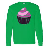 Heavy Cotton 100% Cotton Long Sleeve T Shirt Thumbnail