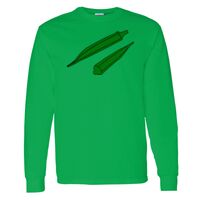 Heavy Cotton 100% Cotton Long Sleeve T Shirt Thumbnail