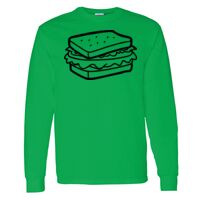 Heavy Cotton 100% Cotton Long Sleeve T Shirt Thumbnail